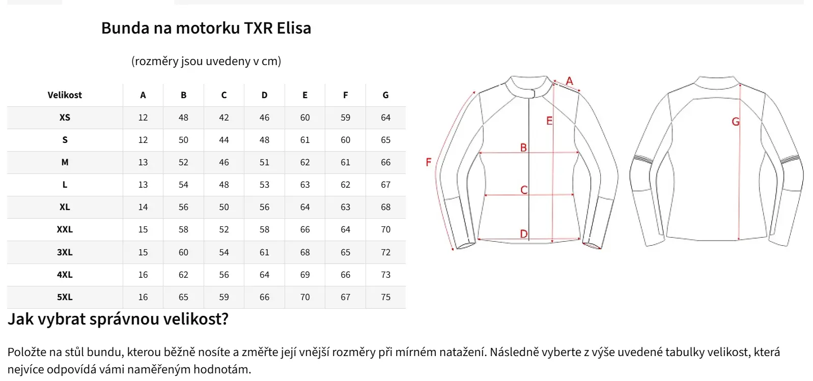 TXR Dámská bunda na motorku Elisa černá XL